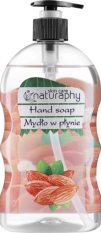 Mydło w płynie do rąk z olejkiem migdałowym - Naturaphy Hand Soap — Zdjęcie N1