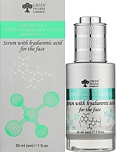 Serum do twarzy z kwasem hialuronowym - Green Pharm Cosmetic Pure Hyaluronic Acid — Zdjęcie N2