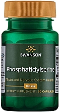 Suplement diety Fosfatydyloseryna, 100 mg, 30 szt. - Swanson Phosphatidylse — Zdjęcie N1