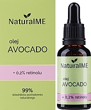 Olej z awokado + 0,2% retinolu - NaturalME Dermo — Zdjęcie N2