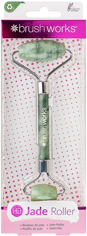 Wałek do twarzy, jadeit - Brushworks Jade Roller  — Zdjęcie N1