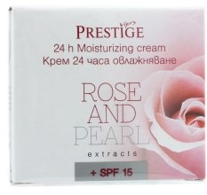 Krem nawilżający do twarzy (SPF 15) - Vip's Prestige Rose & Pearl 24h Moisturizing Cream — Zdjęcie N1