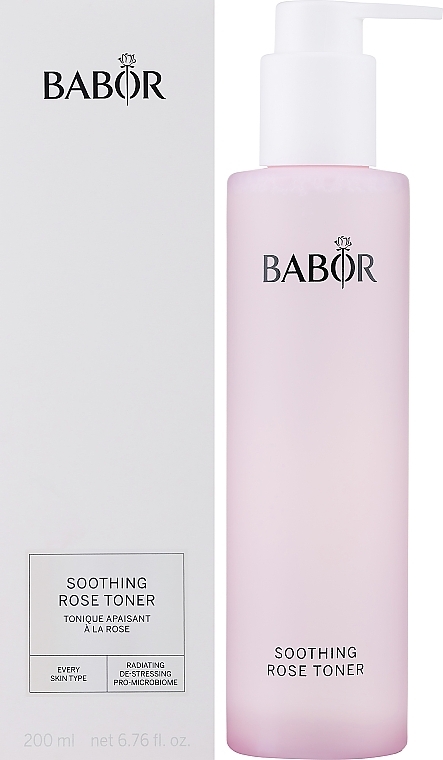 Kojący tonik do twarzy - Babor Soothing Rose Toner — Zdjęcie N1