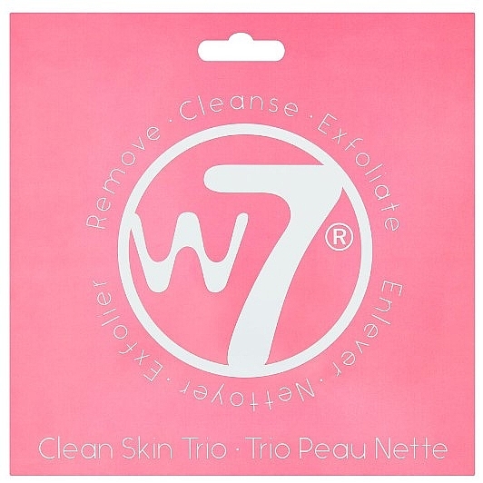 Zestaw płatków oczyszczających - W7 Clean Skin Trio Pads — Zdjęcie N1