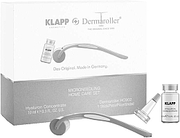 Kup Zestaw - Klapp Microneedling Home Care Set (concentrate /10ml + roller/1pcs)