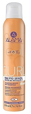 Suchy szampon w piance do włosów kręconych - Alama Curl Mousse Dry Shampoo — Zdjęcie N1