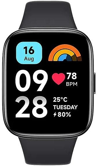Smartwatch - Xiaomi Redmi Watch 3 Active Black — Zdjęcie N1