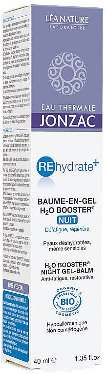 Żelowy balsam na noc - Eau Thermale Jonzac REhydrate+ H²O Booster Night Gel-Balm — Zdjęcie N2