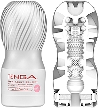 Jednorazowy masturbator próżniowy, srebrny - Tenga Air Flow Cup Gentle — Zdjęcie N4