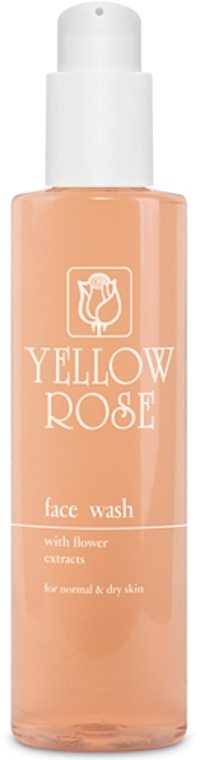 Żel myjący do skóry normalnej i suchej z kwiatowymi ekstraktami - Yellow Rose Face Wash With Flower Extracts — Zdjęcie N1