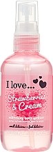 Kup Odświeżający spray do ciała - I Love... Strawberries & Cream Body Spritzer