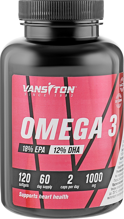 Suplement diety Omega-3 - Vansiton — Zdjęcie N3