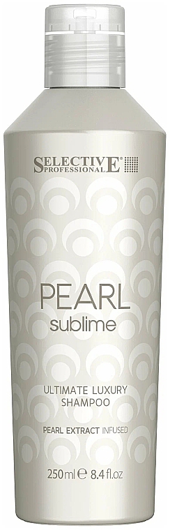 Szampon nadający połysk do włosów jasnych po zabiegach chemicznych - Selective Pearl Sublime Ultimate Luxury Shampoo — Zdjęcie N1