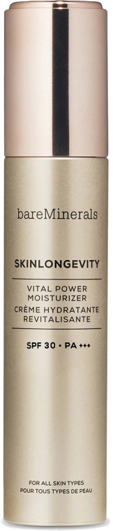 Nawilżający krem do twarzy SPF 30+ PA+++ - Bare Minerals Skinlongevity Vital Power Moisturizer — Zdjęcie N1