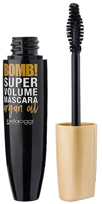 Tusz do rzęs zwiększający objętość z olejem arganowym - Bellaoggi Bomb! Super Volume Mascara Argan Oil — Zdjęcie N2