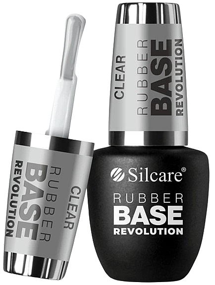 Top coat do lakieru hybrydowego - Silcare Rubber Base Revolution — Zdjęcie N2