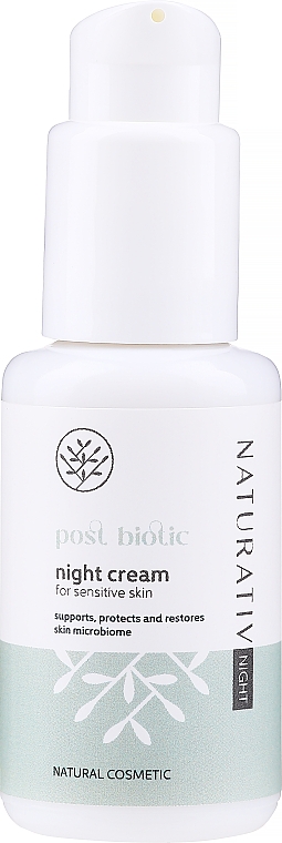 Postbiotyczny krem do twarzy na noc - Naturativ Post Biotic Night Cream — Zdjęcie N1