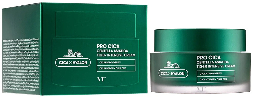 Intensywny krem do twarzy - VT Cosmetics Pro Cica Centella Asiatica Tiger Intensive Cream — Zdjęcie N2