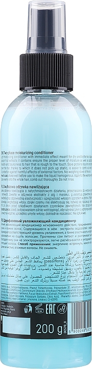 PRZECENA! Dwufazowa nawilżająca odżywka w sprayu do włosów suchych i łamliwych - Prosalon Intensis Moisture 2-Phase Conditioner Non Rinse * — Zdjęcie N2