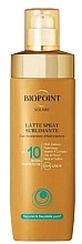 Kup Mleczko w sprayu do ciała SPF 10 - Biopoint Solaire Latte Spray Sublimante SPF 10