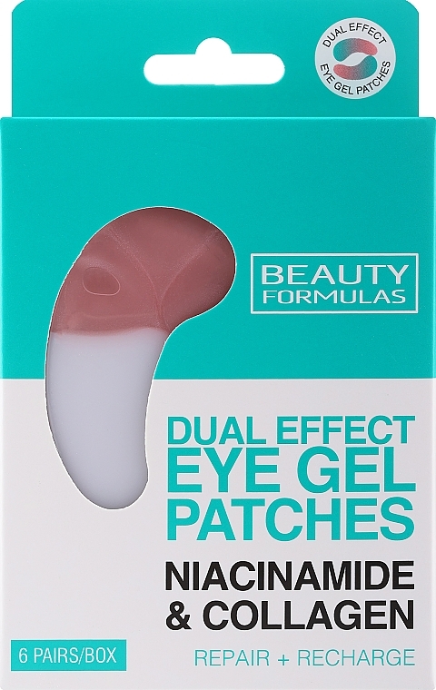 Żelowe płatki na oczy - Beauty Formulas Dual Effect Eye Gel Patches — Zdjęcie N1