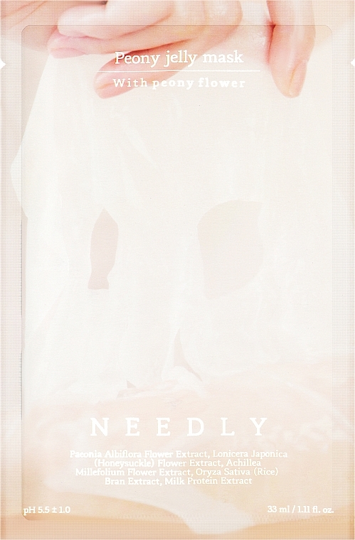 Rozświetlająca maska w płachcie - Needly Peony Jelly Mask — Zdjęcie N1
