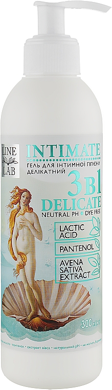 Delikatny żel do higieny intymnej 3w1 - Line Lab Intimate Delicate — Zdjęcie N3
