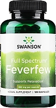 Suplement diety Feverfew, 380 mg	 - Swanson Feverfew — Zdjęcie N1