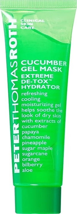 Żelowa maska ​​ogórkowa - Peter Thomas Roth Cucumber Gel Mask Extreme De-Tox Hydrator — Zdjęcie N4