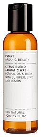 Mydło w płynie do rąk i ciała Citrus Blend - Evolve Beauty Citrus Blend Aromatic Wash — Zdjęcie N1