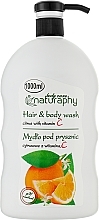 Mydło pod prysznic do włosów i ciała, Cytrusowe z witaminą C - Naturaphy Hair & Body Wash — Zdjęcie N1