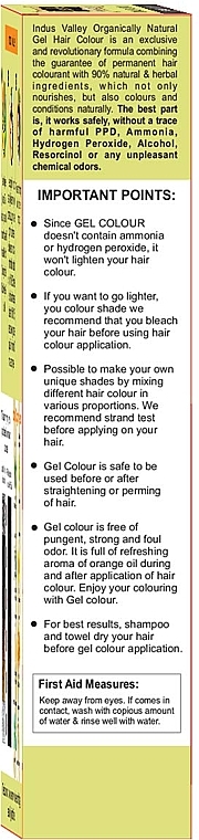 Żelowa Farba do włosów - Indus Valley Gel Colour — Zdjęcie N5