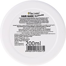 Regenerująca maska odżywcza do włosów - Nacomi Hair Mask — Zdjęcie N2