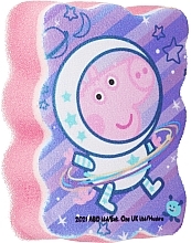 Gąbka do kąpieli dla dzieci Świnka Peppa, astronauta Peppa, różowa - Suavipiel Peppa Pig Bath Sponge — Zdjęcie N1