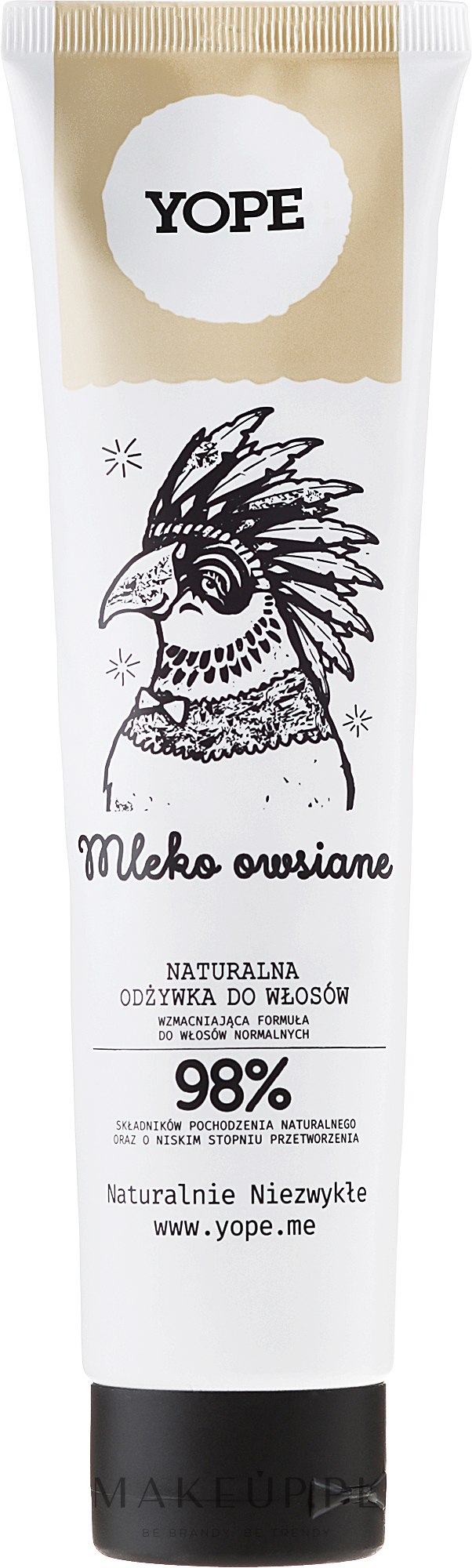 Naturalna odżywka do włosów normalnych - Yope Mleko owsiane — Zdjęcie 170 ml