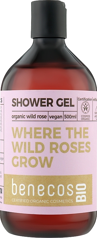 Żel pod prysznic - Benecos Shower Gel Organic Wildrose — Zdjęcie N1