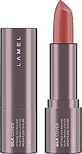 Pomadka do ust - LAMEL Make Up Silk Cover Silky Cream Lipstick — Zdjęcie N1