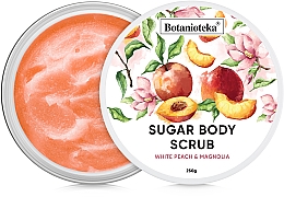 Peeling do ciała z białą brzoskwinią i magnolią - Botanioteka Sugar Body Scrub White Peach & Magnolia — Zdjęcie N1