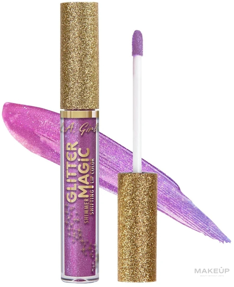 Błyszczyk do ust - L.A. Girl Glitter Magic Shimmer Shifting Lip Color — Zdjęcie GLC890 - Rockette