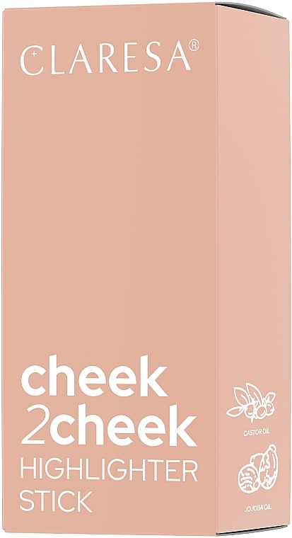 Kremowy rozświetlacz w sztyfcie - Claresa Cheek2Cheek Highlighter Stick — Zdjęcie N2