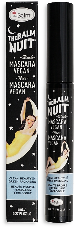 Wydłużająco-pogrubiający tusz do rzęs - theBalm Nuit I'm Vegan Mascara