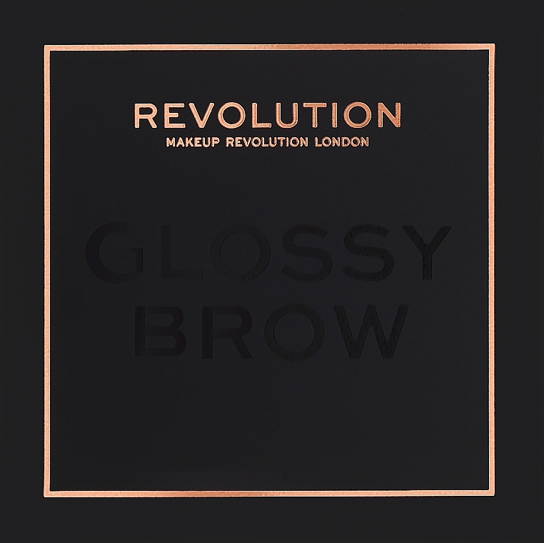 Zestaw do stylizacji brwi - Makeup Revolution Glossy Brow Kit — Zdjęcie N2