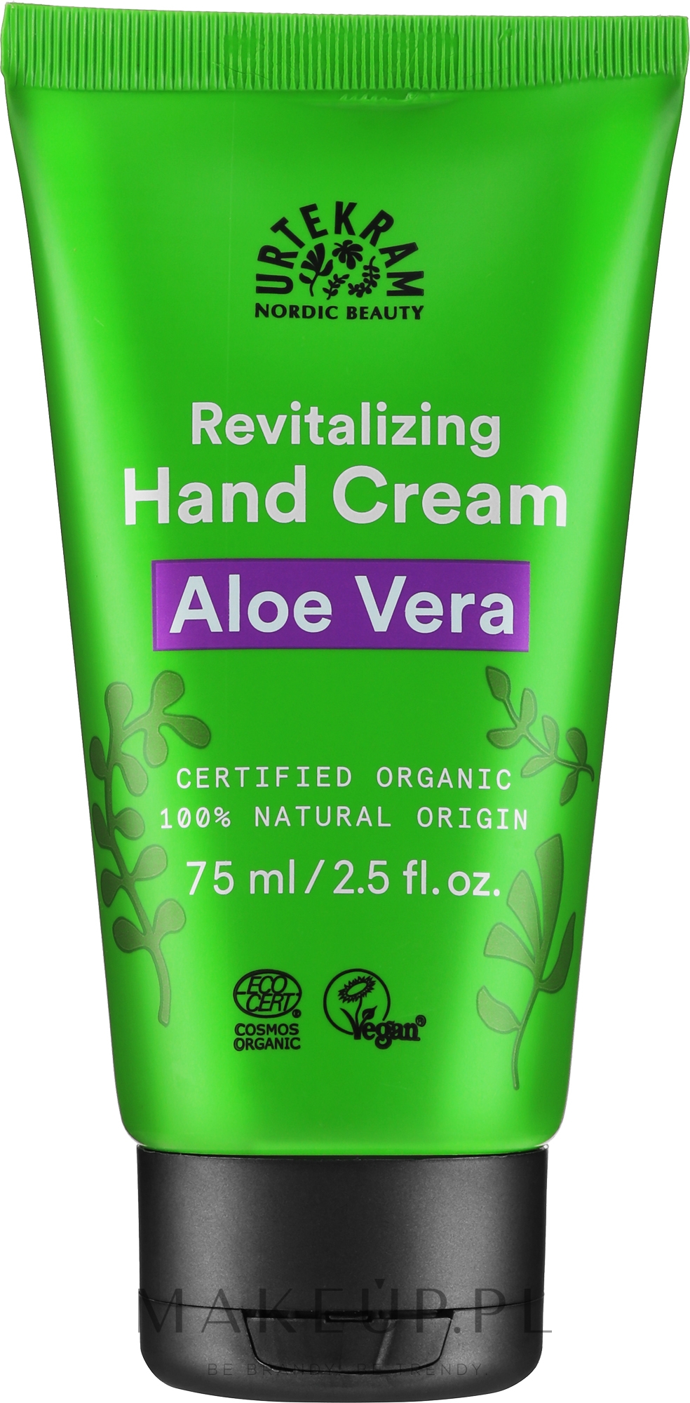 Organiczny aloesowy krem do rąk - Urtekram Hand Cream Aloe Vera — Zdjęcie 75 ml