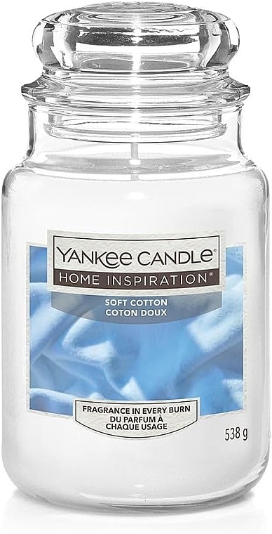 Świeca zapachowa w słoiku - Yankee Candle Home Inspiration Soft Cotton — Zdjęcie N2