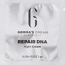 PREZENT! Odżywczo-regenerujący krem do twarzy na noc - Gemma's Dream Repair DNA Stem Cells Cream — Zdjęcie N1