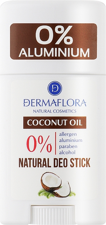 Dezodorant w sztyfcie z olejem kokosowym - Dermaflora Natural Deo Stick Coconut Oil