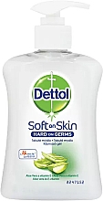 Kup Mydlo w płynie z aloesem i witaminą E - Dettol Soft on Skin Aloe Vera Vitamín E