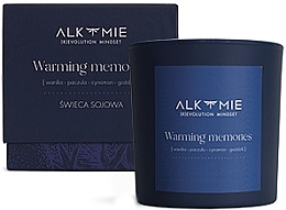 Naturalna świeca sojowa Warming Memories - Alkmie — Zdjęcie N3