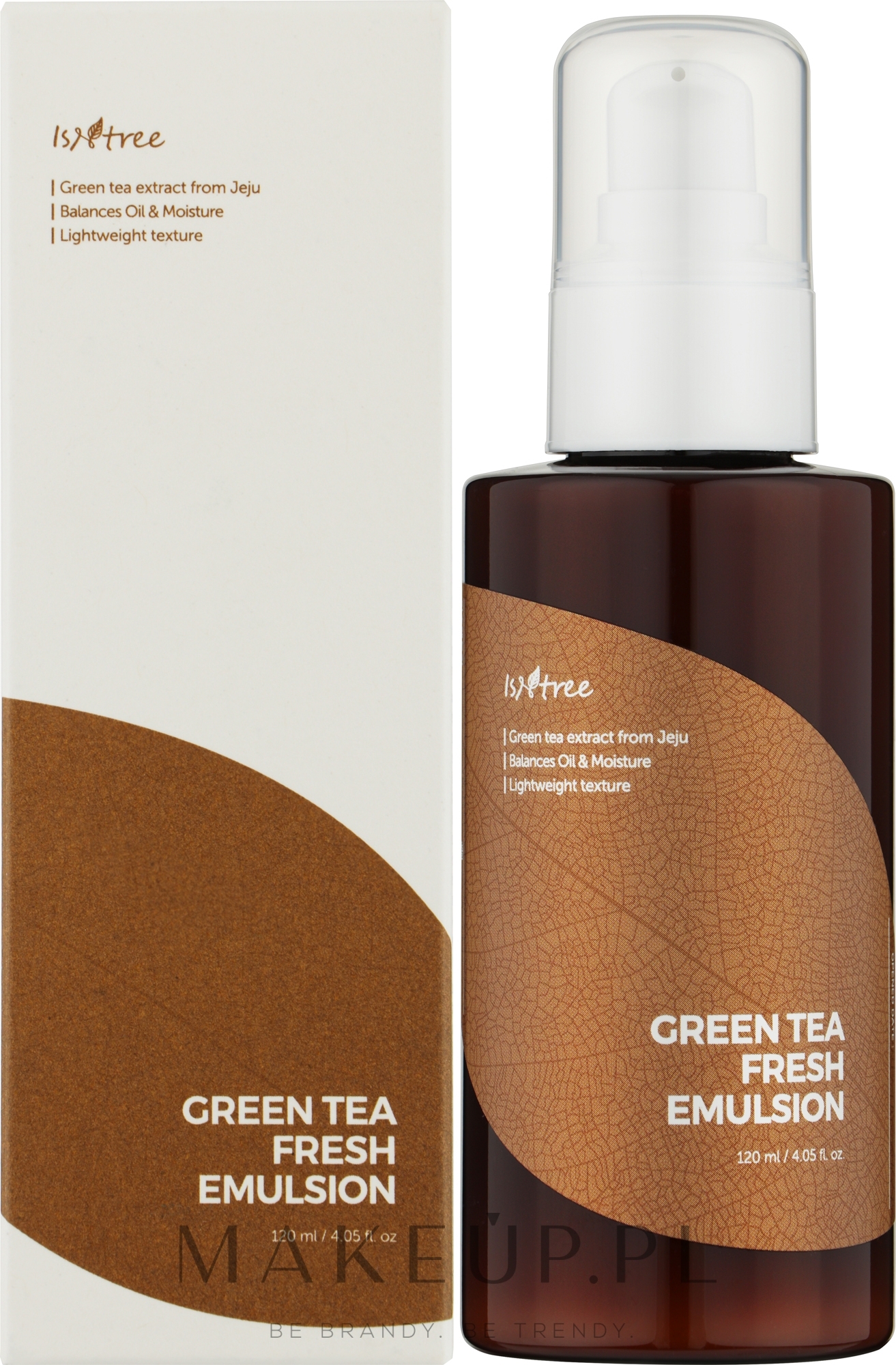 Orzeźwiająca emulsja do twarzy z zieloną herbatą - IsNtree Green Tea Fresh Emulsion — Zdjęcie 120 ml
