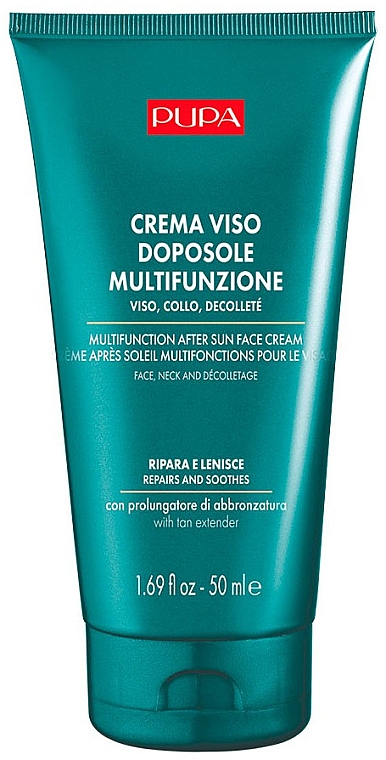 Multifunkcyjny krem do twarzy po opalaniu - Pupa Multifunzione After Sun Face Cream — Zdjęcie N1